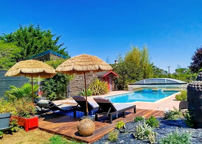 La Maisonnette De Josephine 펜션 Saint-Jean-des-Mauvrets