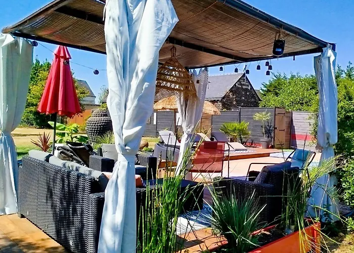 La Maisonnette De Josephine 펜션 Saint-Jean-des-Mauvrets